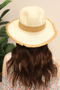 Load image into Gallery viewer, Frayed Brim Beach Hat