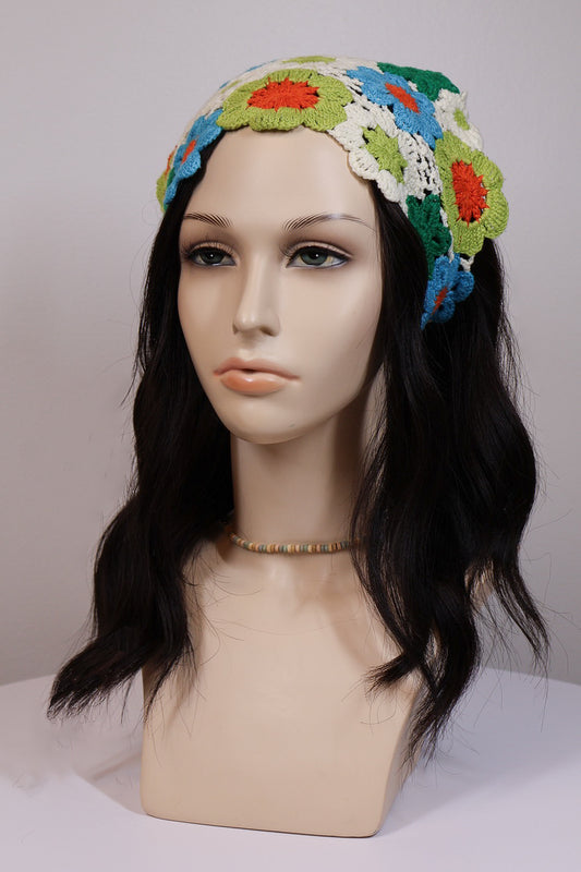 Woven Flower Bandana