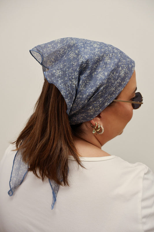 Delicate Flower Head Scarf
