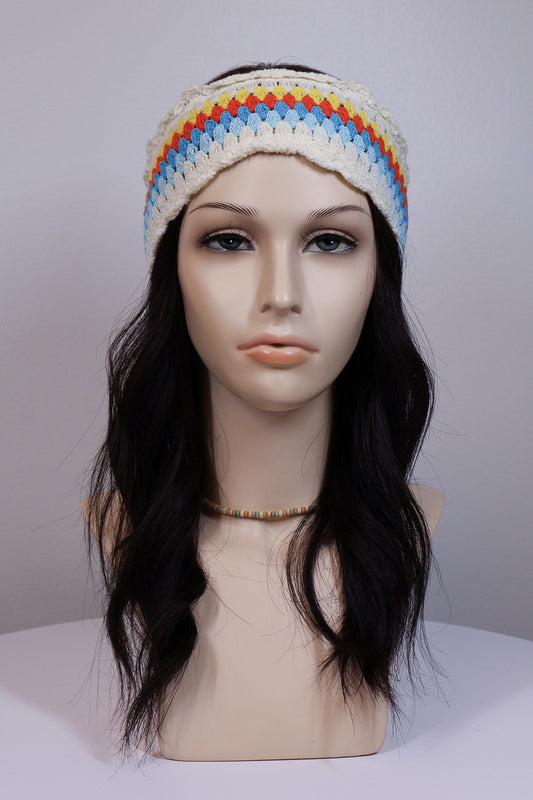 Rainbow Crochet Headband
