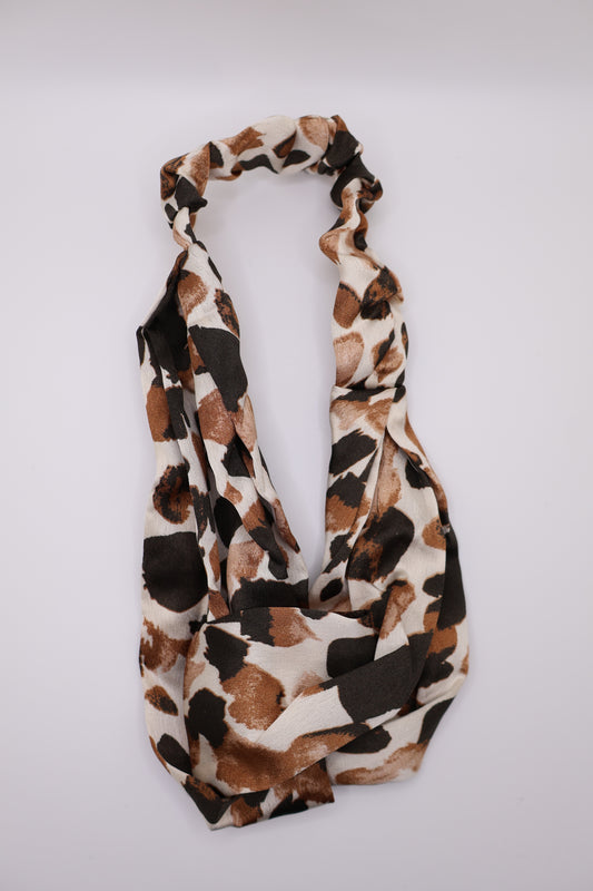 Criss Cross Leopard Headband