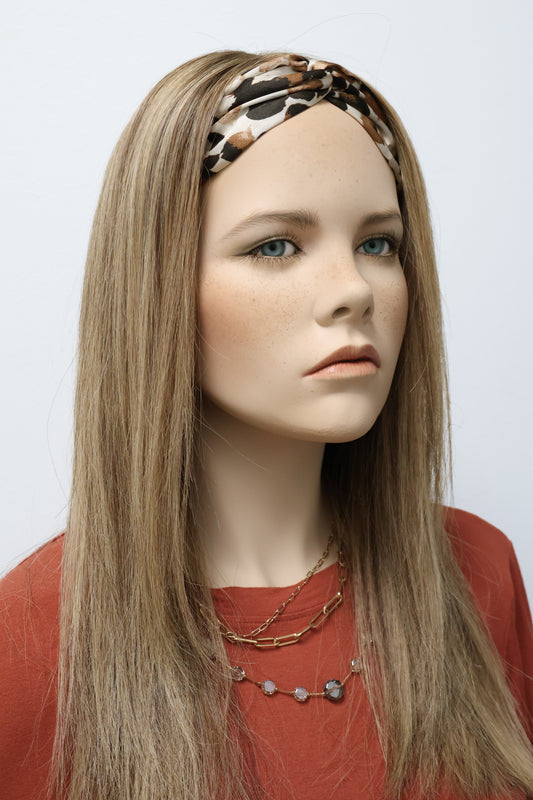 Criss Cross Leopard Headband