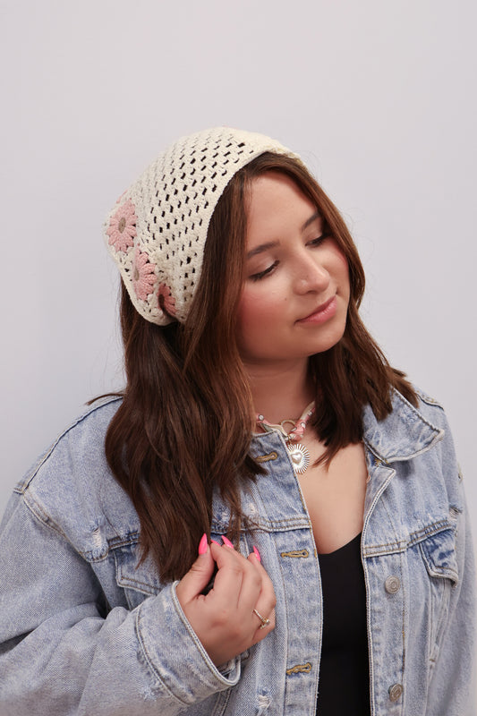 Crochet Sunflower Headband