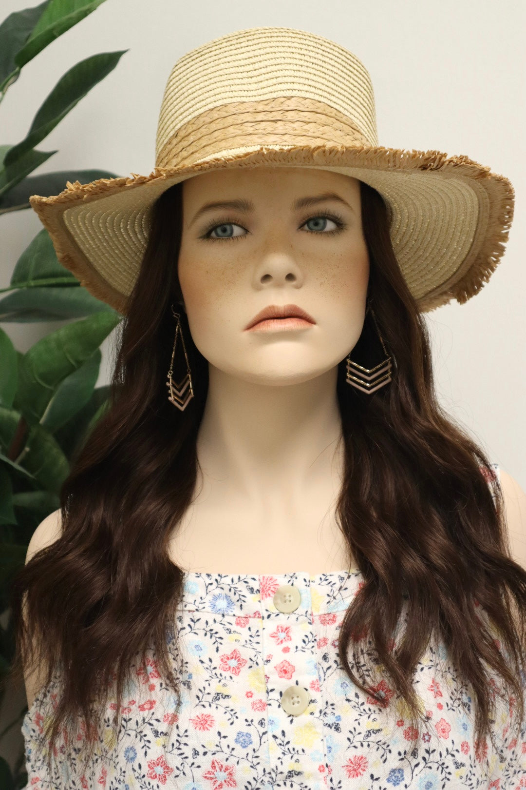 Frayed Brim Beach Hat