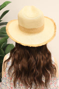 Load image into Gallery viewer, Frayed Brim Beach Hat
