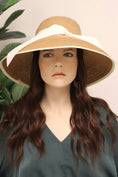 Load image into Gallery viewer, Hepburn Style Straw Hat
